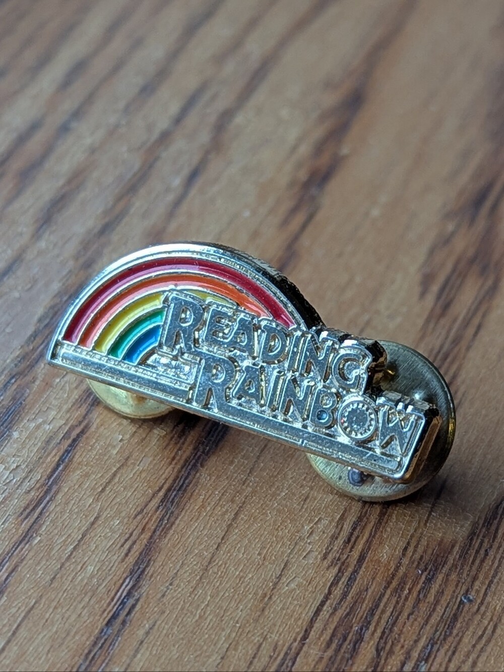 Rainbow Logo Lapel Pin Metal
